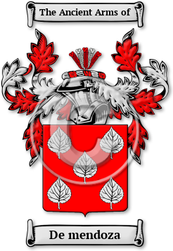 De mendoza Family Crest Download (jpg) Legacy Series - 150 DPI